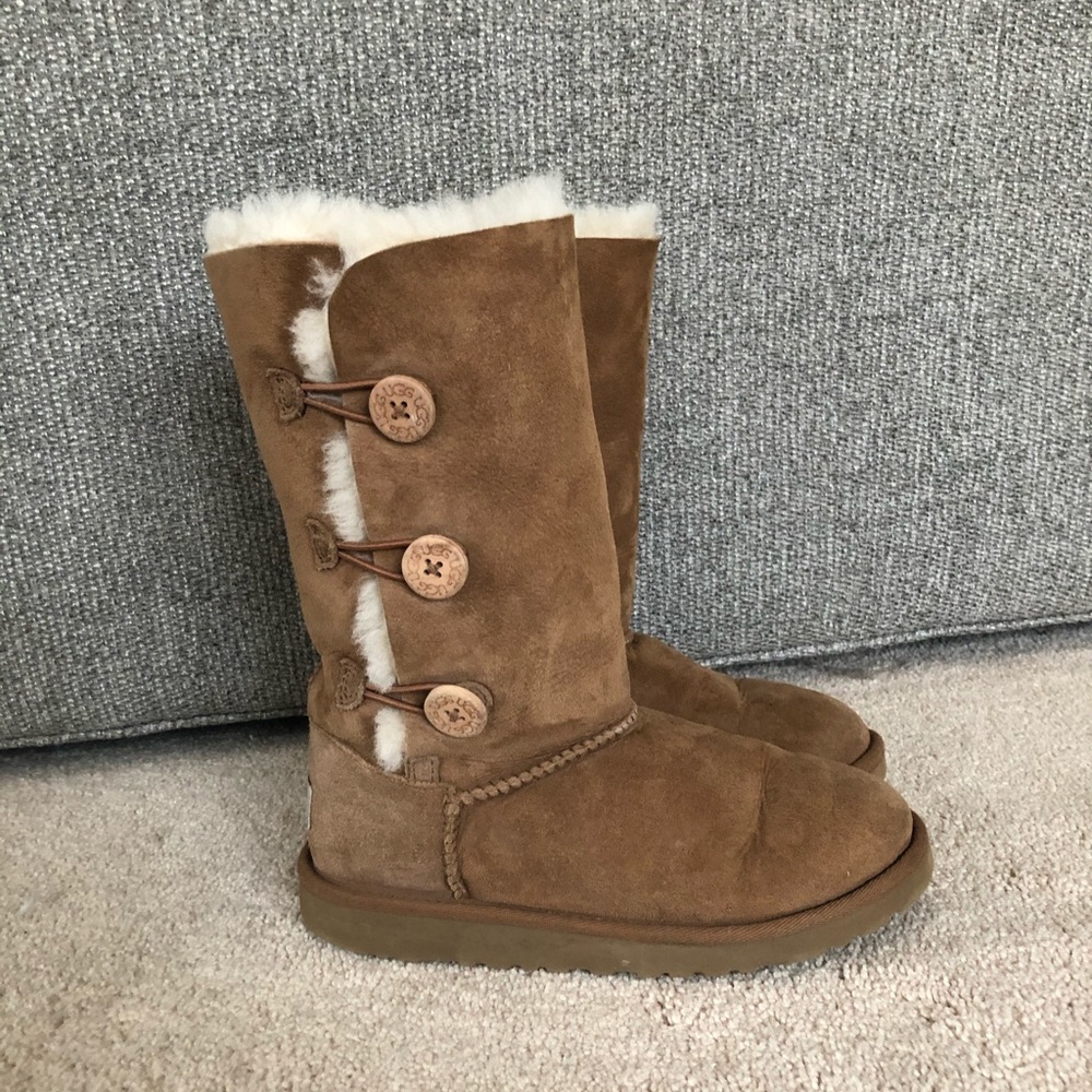 Chestnut high UGG boots